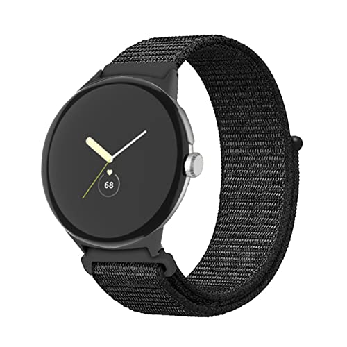 Nylon Armband für Google Pixel Watch Armband, Google Pixel Watch Verstellbares Sport Dehnbarer Ersatz Armband Kompatibel mit Google Pixel Watch Armband (4) von SOCFLO