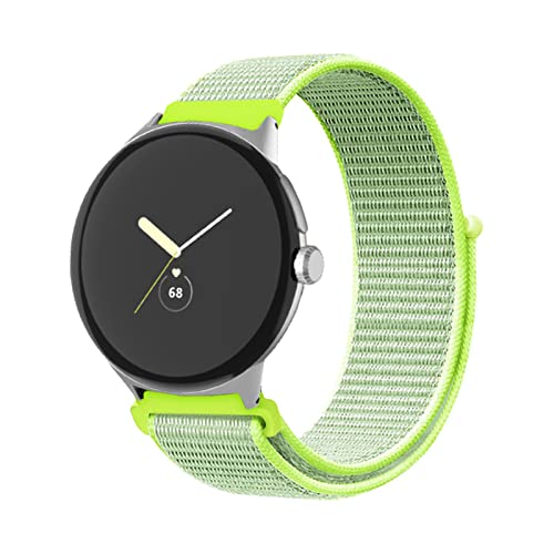 Nylon Armband für Google Pixel Watch Armband, Verstellbares Sport Dehnbarer Ersatz Armband Kompatibel mit Google Pixel Watch Armband (D) von SOCFLO