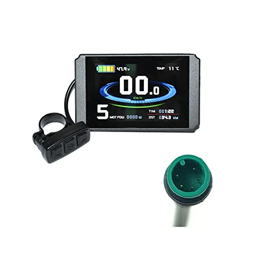 SOFORFREEM Ebike Display-Messgerät, 24 V, 36 V, 48 V, KT-LCD8HP Bildschirm für Elektrofahrrad von SOFORFREEM