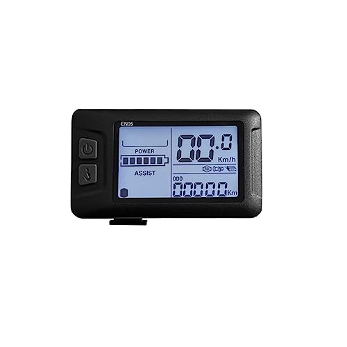 SOFORFREEM Ebike LCD-EN05 Display-Steuerung, 24/36/48 V, mit Kabel, SM-Stecker, Fahrradzubehör von SOFORFREEM