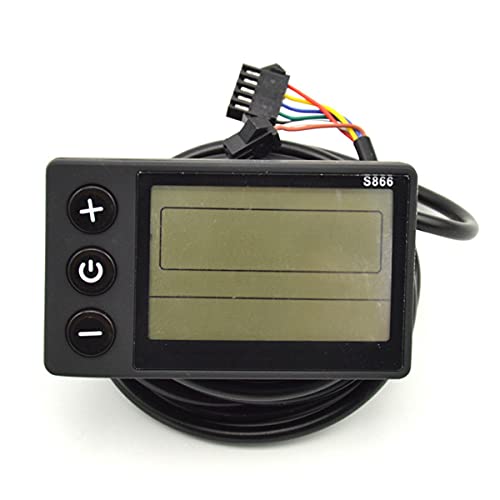SOFORFREEM S866 LCD-Messgerät für intelligente Steuerung, E-Bike-Panel, SM-Stecker, 24 V-36 V A von SOFORFREEM