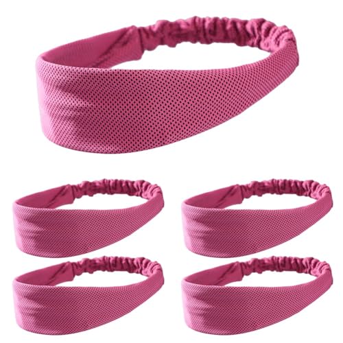 SOFORFREEM Sport-Stirnband, rosa, schweißabsorbierend und atmungsaktiv, Sport-Stirnband zum Laufen und Sommer, für Männer und Frauen von SOFORFREEM