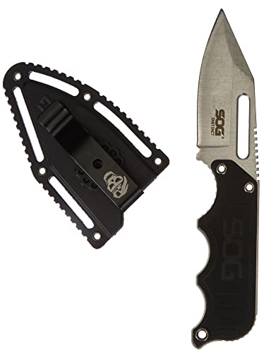 SOG 02SG011 Erwachsene Instinct-G10 5.8 cm Messer, schwarz, Standard von SOG