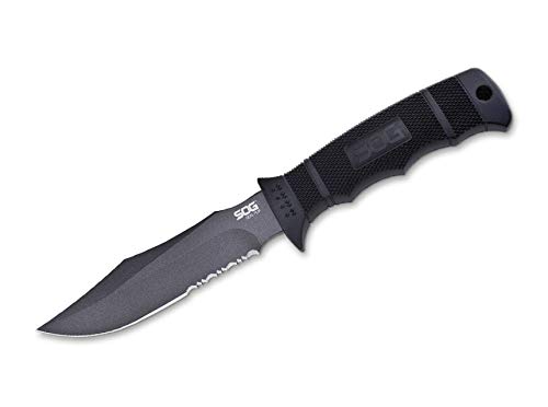 SOG Unisex – Erwachsene Seal Pup Kydex Feststehendes Messer, Schwarz, 22,9 cm von SOG