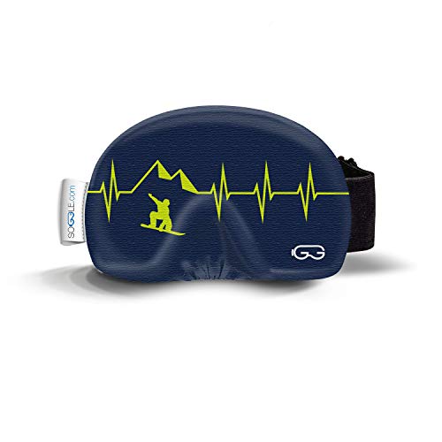 Soggle Skibrillen Schutz Überzug aus Mikrofaser (one Size), Farbe:Heartbeat 05 Snowboarder 1 von Soggle