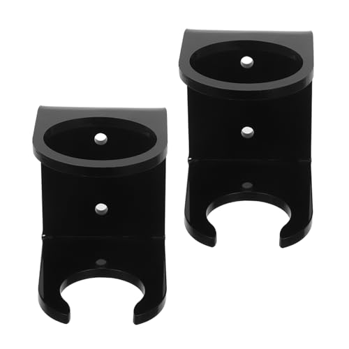 SOIMISS 2 Sätze Baseballschläger Ständer Acryl Wandhalterung Baseball Bat Halterung Display für Autogramm Sammlerstücke Platzsparend Robust Schwarz von SOIMISS
