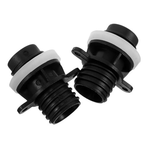 SOIMISS 2 Stück Ventiladapter für Sup Pumpe Luftdichter Verschluss Kompakt und Tragbar Passend für Aufblasbare Boote Kajaks Schwimmringe für Outdoor Aktivitäten von SOIMISS