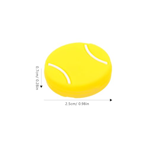 SOIMISS 5 Stück Teiliges Silikon Tennisschläger Vibrationsdämpfer Stoßdämpfer Flexibel Langlebig Cartoon Design Geschenk für Tennisspieler zur Vibrationseindämmung von SOIMISS