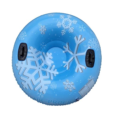 SOIMISS Aufblasbarer PVC Schneerohr Rodelreifen mit Griffen Extra und Kältebeständig Robuster Schneeschlitten für Winter Outdoor Sport und Glatte Abfahrtspaß von SOIMISS