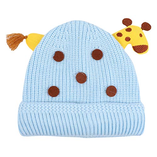 SOIMISS Cartoon Baby Strickmütze Wolle Giraffe Tier Kinder Winter Warme Mütze für Kleinkind Kleinkind Verkleiden Sich Babyparty Foto Requisiten (Himmelblau) von SOIMISS