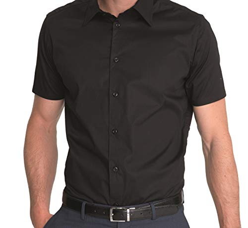 SOL´S Popeline-Kurzarmhemd Bristol, Größe:XXL, Farbe:Black von SOL'S