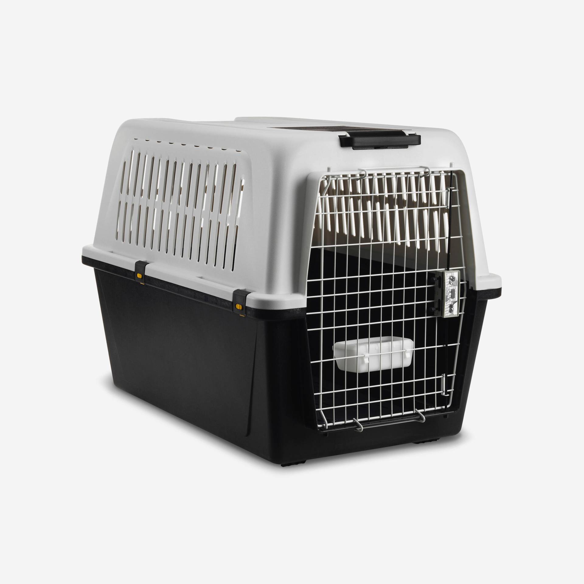 Feste Hundetransportbox für einen Hund Größe L 81 × 55,5 × 58 cm – IATA-Norm von SOLOGNAC