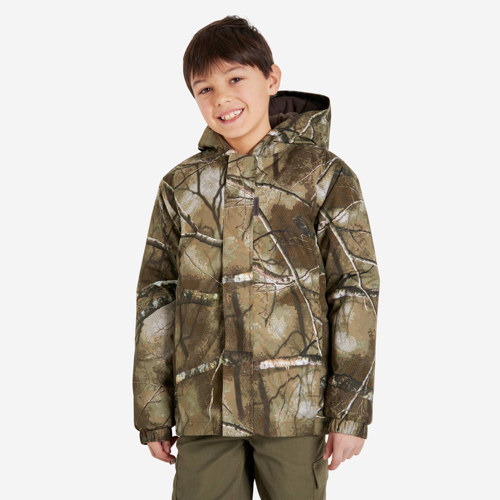 Jacke 100 Treemetic Kinder warm Camouflage von SOLOGNAC