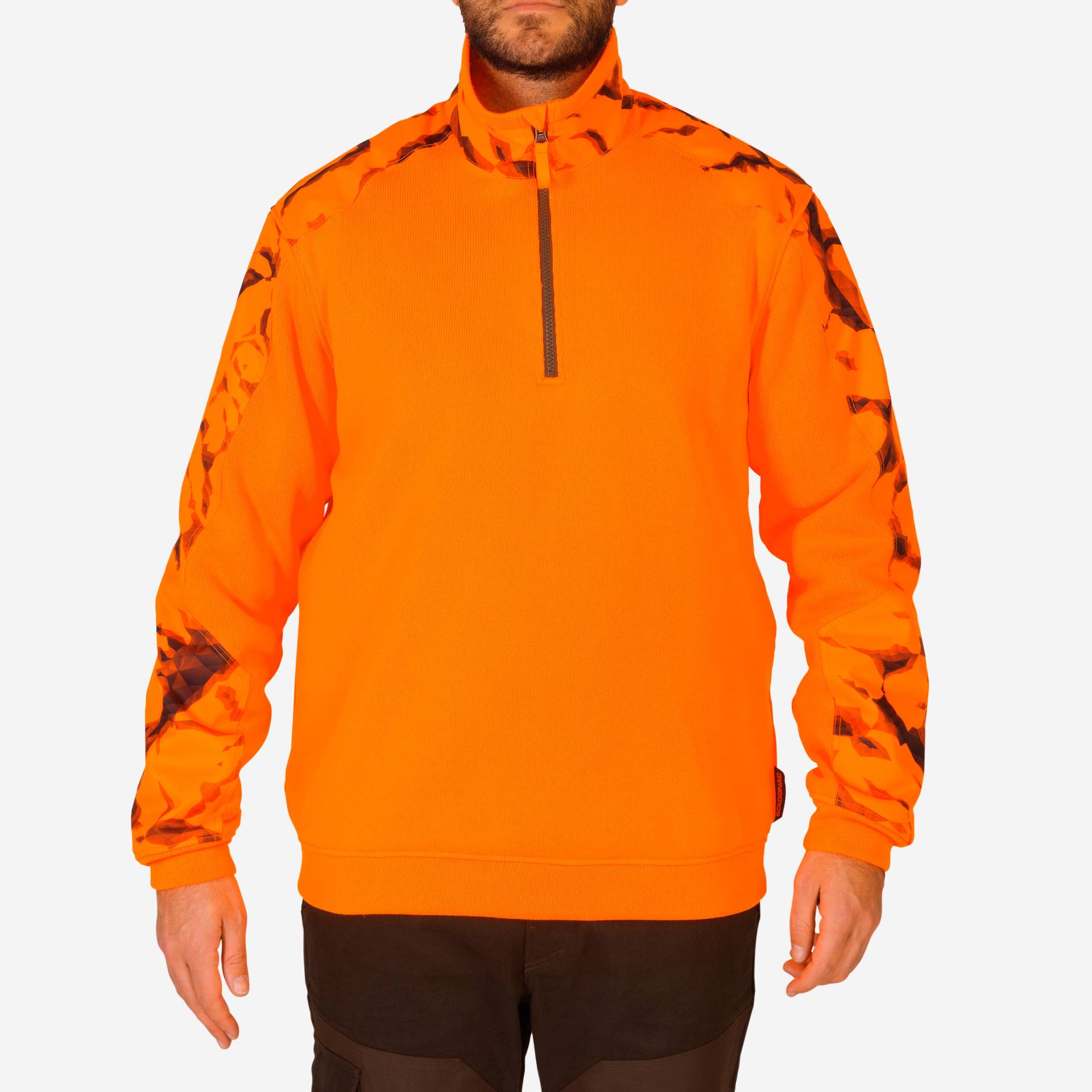 Jagdpullover RENFORT 500 orange von SOLOGNAC