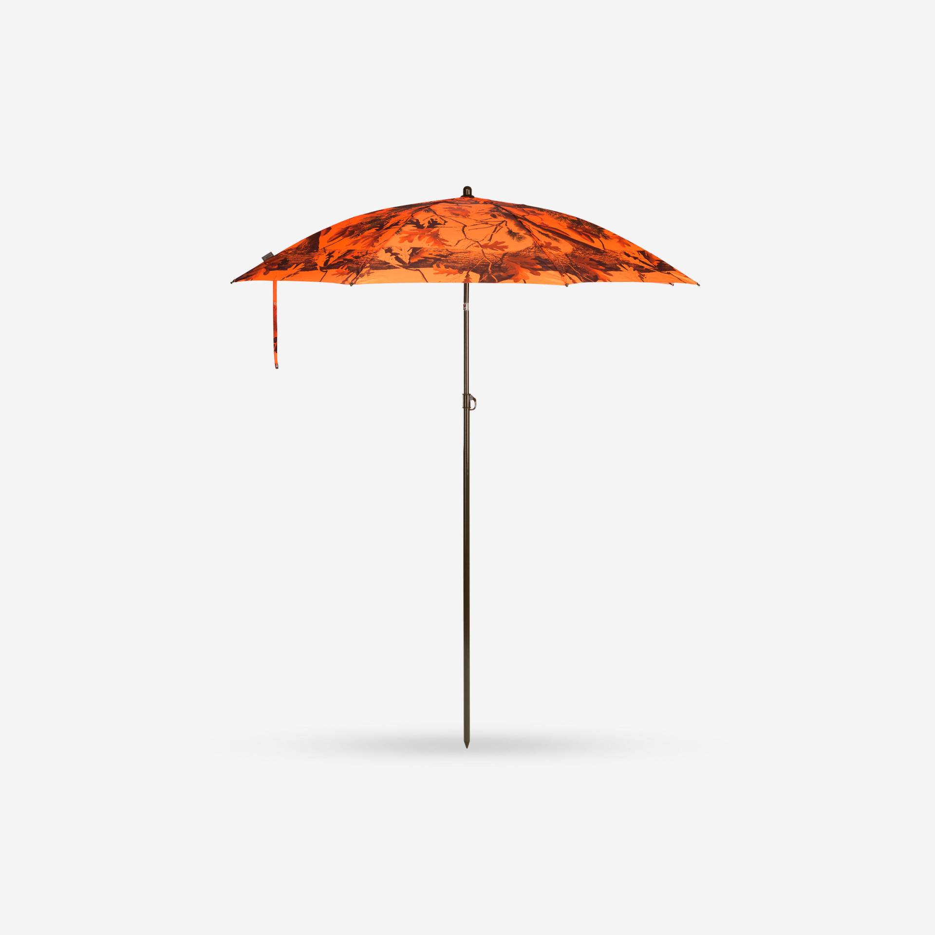 Jagdschirm Regenschirm camouflage/orange von SOLOGNAC