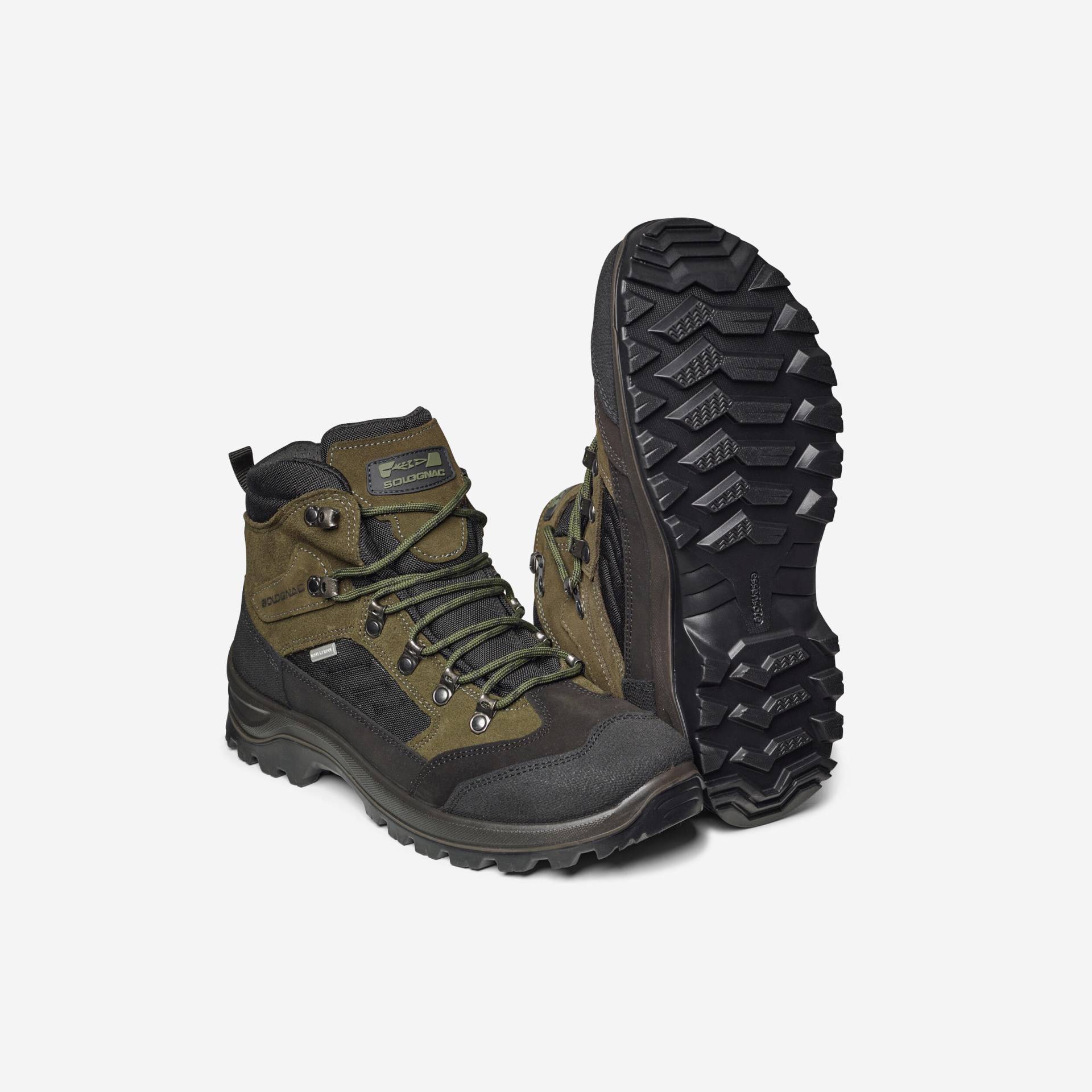Jagdstiefel Crosshunt 300 wasserdicht khaki von SOLOGNAC