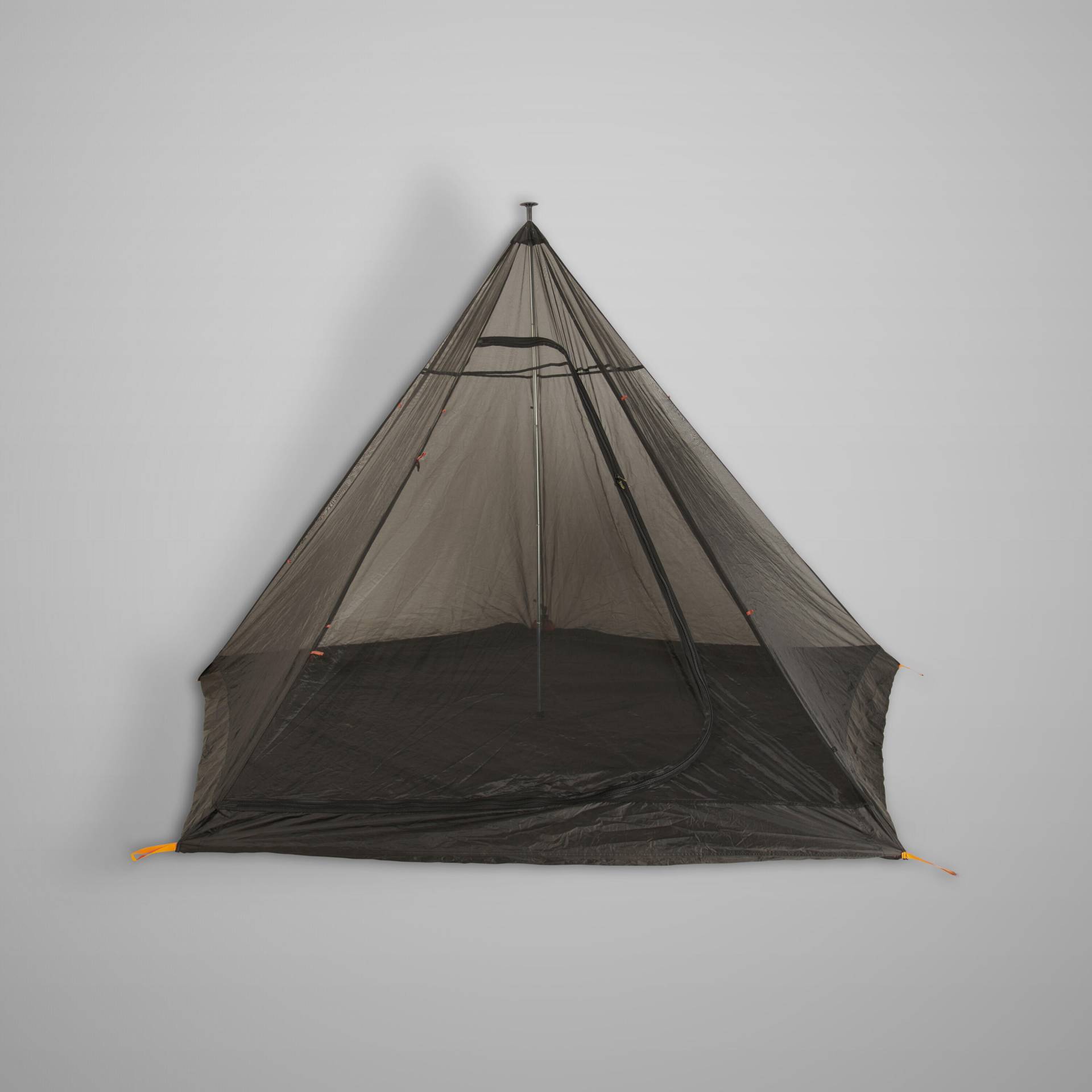 Moskitonetz Tipi Bushcraft Camping schwarz von SOLOGNAC
