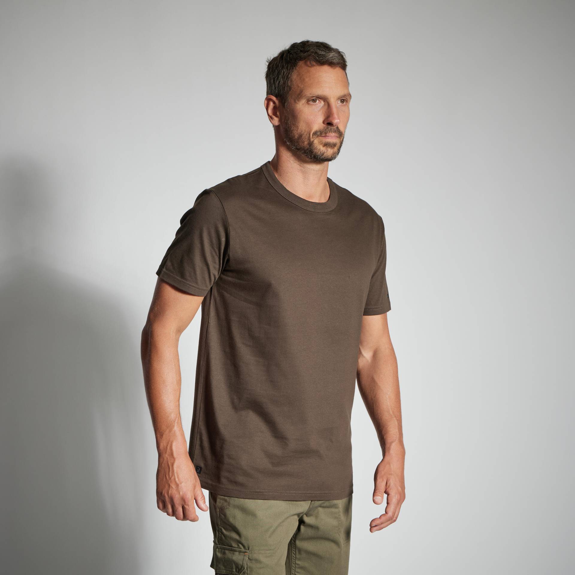 T-Shirt 100 strapazierfähig braun von SOLOGNAC