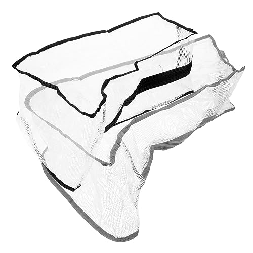 SOLUSTRE 2 Stück wasserdichte Schuhbeutel mit Reißverschluss Transparente Stiefeltaschen für Reise und Schrank Wiederverwendbarer Organizer für Reitstiefel und Schneestiefel Praktische von SOLUSTRE