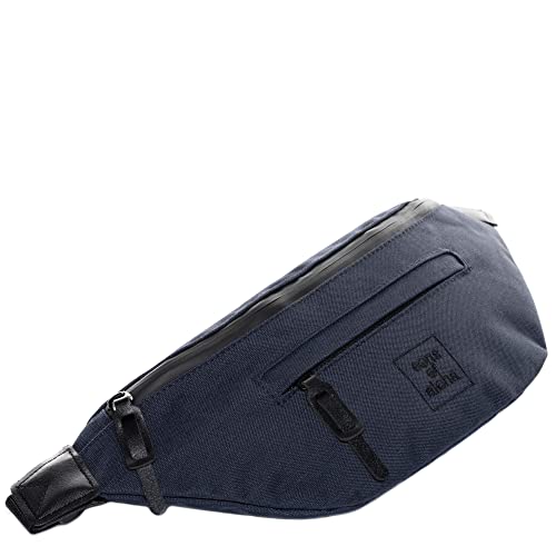 SONS OF ALOHA Hip-Bag Brusttasche für Stadt Festival Reise Gross recyceltes Meeresplastik Hüfttasche Bauchtasche wasserabweisend blau von SONS OF ALOHA