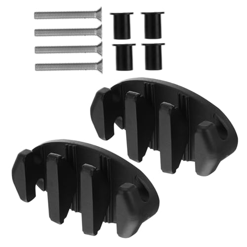 SOPOTUTU 2 Stück Nylon Bootsklampe Kayak Zig Cleat Befestigung Zubehör Langlebig Verstellbar für Ankerpositionierung und Strömungsanpassung von SOPOTUTU