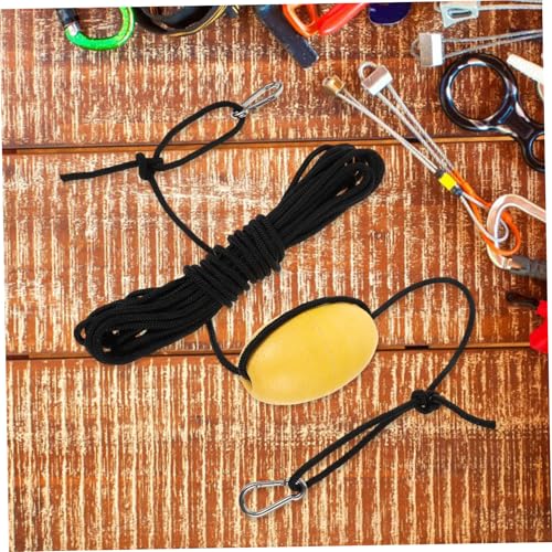 SOPOTUTU PVC Nylonseil Schwimmmarkierung Kajak Ankerleinen mit Auffälliger Gelber Markierung Langlebig Leicht für Kajak Angelboot Motorboot Outdoor Gebrauch von SOPOTUTU