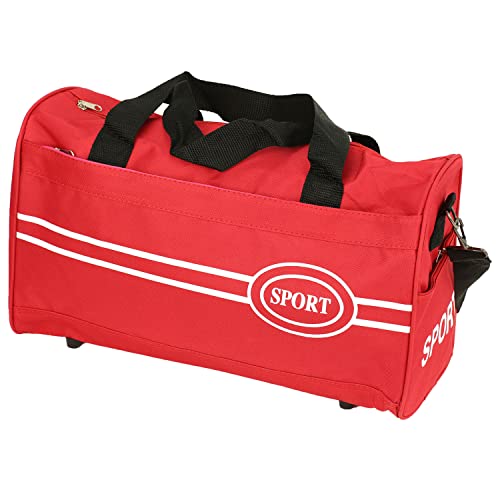 Trainingstasche Sporttasche Reisetasche Fitnesstasche Tragetasche Schultertasche Rot und in 2 verschiedenen Größen von SOTALA
