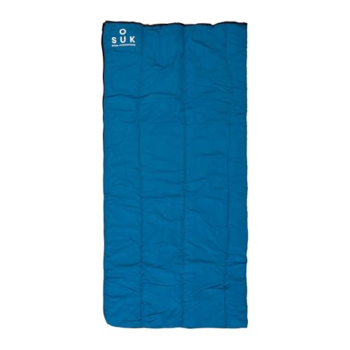 SOUK ONE Premium Kinderschlafsack Outdoor Camping Deckenschlafsack 3-4 Jahreszeiten für Kinder und Jugendliche (Blau, 70cm x 150cm) von SOUK ONE