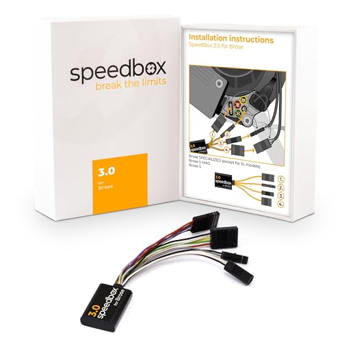 SPEEDBOX 3.0 Brose + Specialized E-Bike Tuning Chip mit Originalsteckern korrekten Werten und Einstellbarer Geschwindigkeit, Schwarz von SPEEDBOX