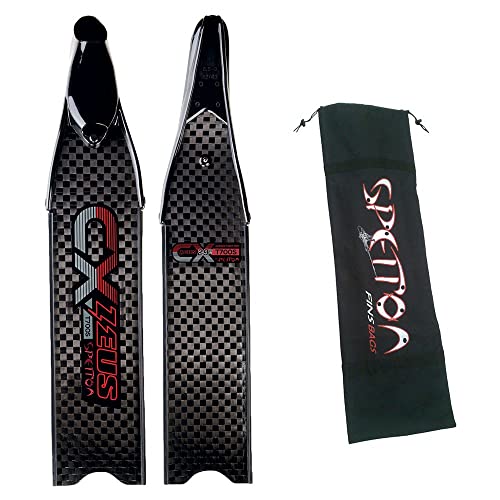 SPETTON Cx Zeus (Dios de La Fuerza) 100% Carbono T700 Performance Flosse, schwarz (schwarz), 44 von SPETTON