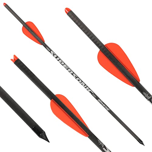 6er Pack X-Bow FMA Supersonic REV - 24T Carbon - Bodkinbolzen by Sphere, für Armbrust von SPHERE a new dimension in arrows