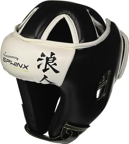 SPHINX Helm Kampfkunst gara G-ARMOUR, Mit Schutz auf dem Kopf - Schwarz - Größe M von SPHINX
