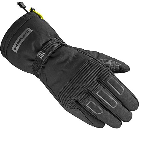 Spidi, WINTERTOURER, Herren-Motorradhandschuh für den Winter, Farbe Schwarz, Größe XXL, wasserdicht, atmungsaktiv und Winddicht, optimal bei niedrigen Temperaturen, Touchscreen-kompatibel von SPIDI