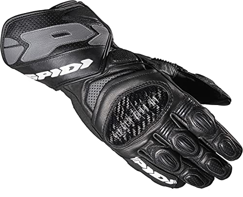 SPIDI Carbo 7 Motorradhandschuhe (Black,S) von SPIDI