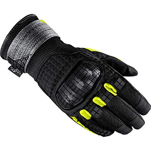 SPIDI Rainwarrior Motorrad Handschuhe (Black/Yellow,2XL) von SPIDI