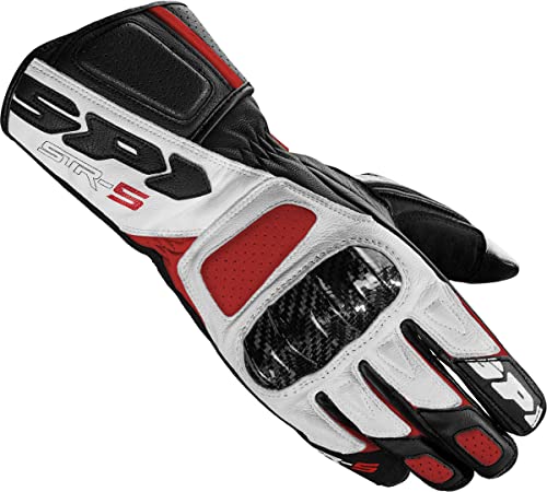 SPIDI STR-5 Handschuhe schwarz/weiß/rot von SPIDI