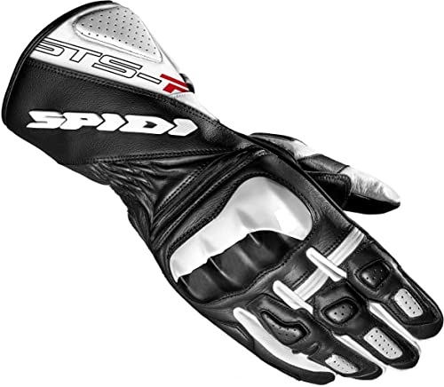 Spidi STS-R2 Damen Motorrad Handschuhe Schwarz/Weiß XL von SPIDI