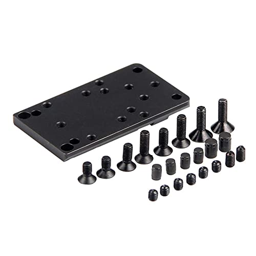 SPINA OPTICS Jagd-Rückvisier G Plate Base Mount Universal Red Dot Sight Optik Sight Mount G Plate Base Kit von SPINA OPTICS