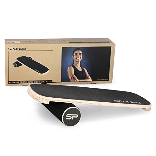 Spokey Balance-Board aus Holz und Rollen zum Surfen, Snowboarden, Skateboarden. von SPOKEY