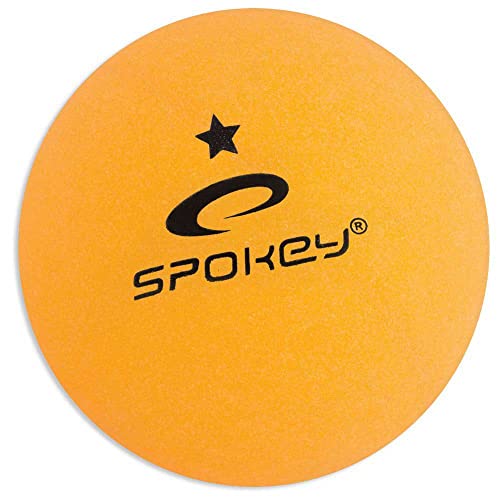 Spokey LERNER 6 Stück, Tischtennisbälle, Tischtennisball, 1 Stern, 6ER SET (orange) von SPOKEY