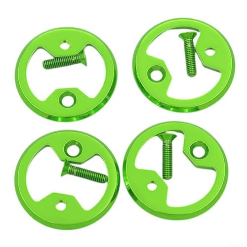 4 x Pedalplattenbogen aus Premium-Titanlegierung, für zuverlässige Leistung (grün) von SPORTARC