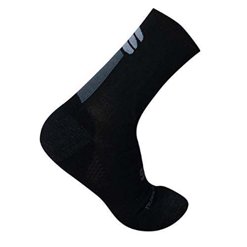 SPORTFUL 1119524-002 MERINO WOOL 18 SOCKS Socks Herren BLACK ANTHRACITE Größe M/L von Sportful