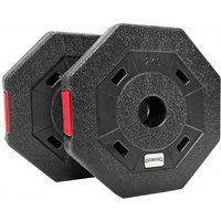 SPORTINATOR 2 kg Bumper Plates Fitness Hantelscheiben 2er-Set von SPORTINATOR