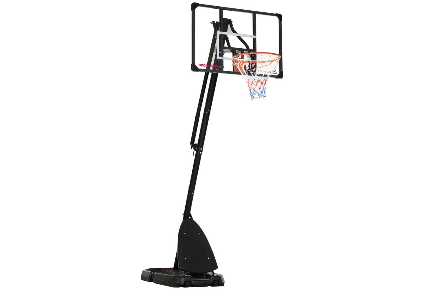 SPORTNOW Basketballständer höhenverstellbarer Basketballkorb für Kinder und Erwachsene, Stahl von SPORTNOW