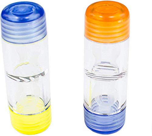 10 Stück Kontaktlinsenbehälter für harte Linsen/Rigid Gas Permeable RGP-Kontaktlinsen Großpackung von SPORTS WORLD VISION