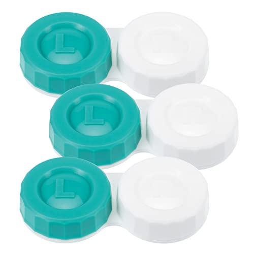 Kontaktlinse Behälter 3 Stück | Flaches Design Hohe Qualität | CE-Kennzeichnung und FDA-Zulassung | Aufbewahrung Unterwegs Behälter | Linsen Aufbewahrungsbehälter von SPORTS WORLD VISION