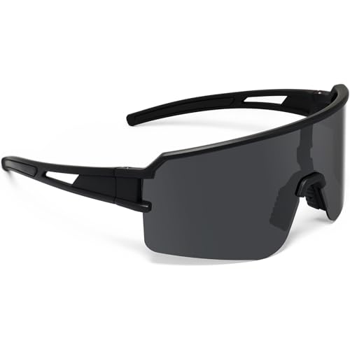 SPOSUNE Polarisierte Fahrradbrille für Männer und Frauen, UV400-Schutz, Sport-Sonnenbrille für Baseball, Laufen, Angeln, Reiten von SPOSUNE