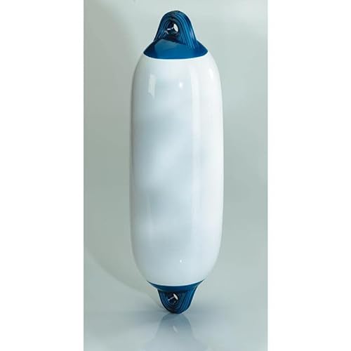 MAJONI Combi-Fender - 21 x 64 cm, weiß/blau von Herm Sprenger