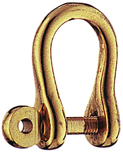 Schlüssel-Schäkel - Messing poliert, 15 x 9 mm von Sprenger