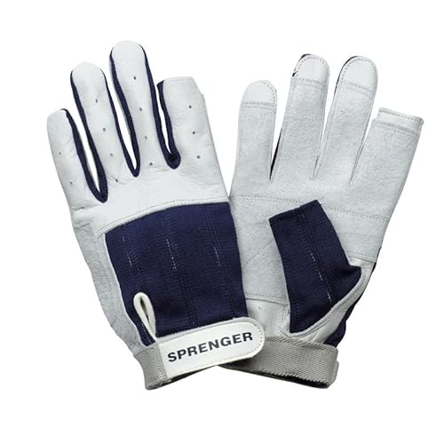 Segel-Handschuhe XXL - Kalbsleder, Daumen und Zeigefinger ohne Kuppen von SPRENGER